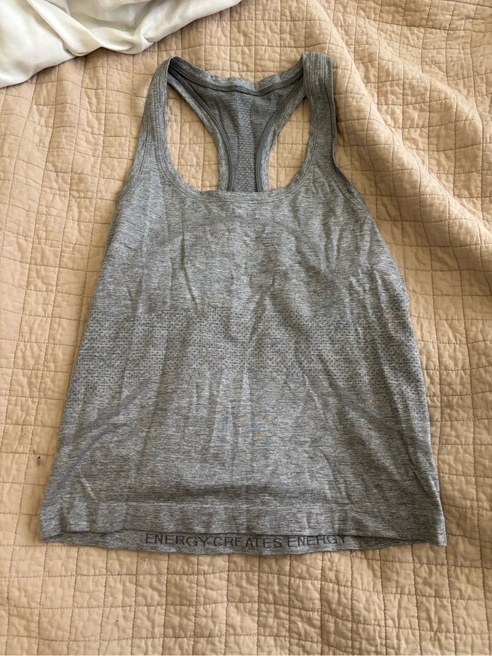 lululemon athletica Gray Racerback Tank - Lightweight Performance Layer